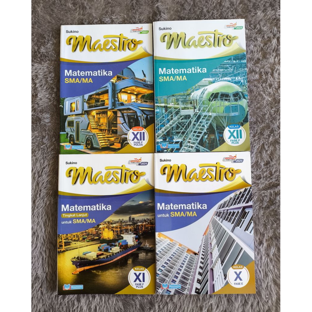 

BUKU MAESTRO MASMEDIA MATEMATIKA KELAS X XI DAN XII K-MERDEKA
