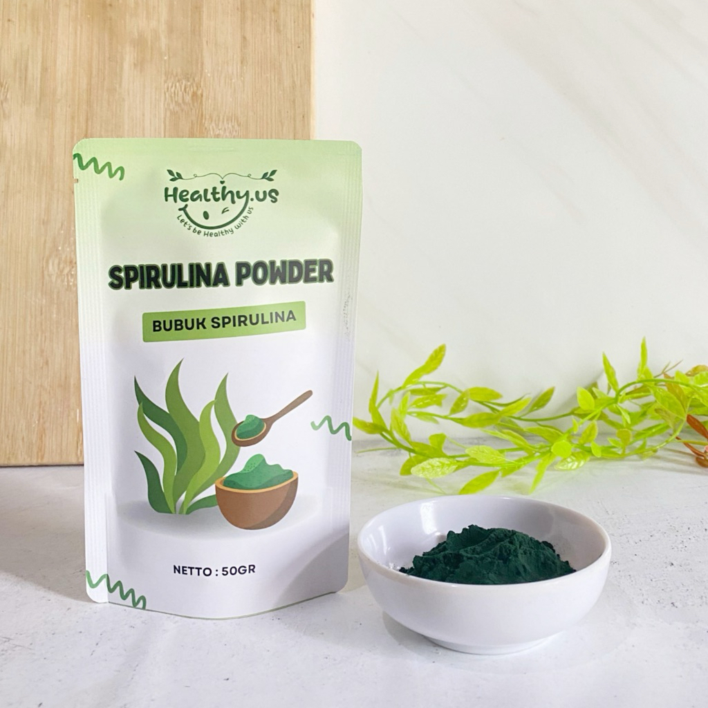 

Pure Spirulina Powder Food Grade - Bubuk Spirulina 50gr