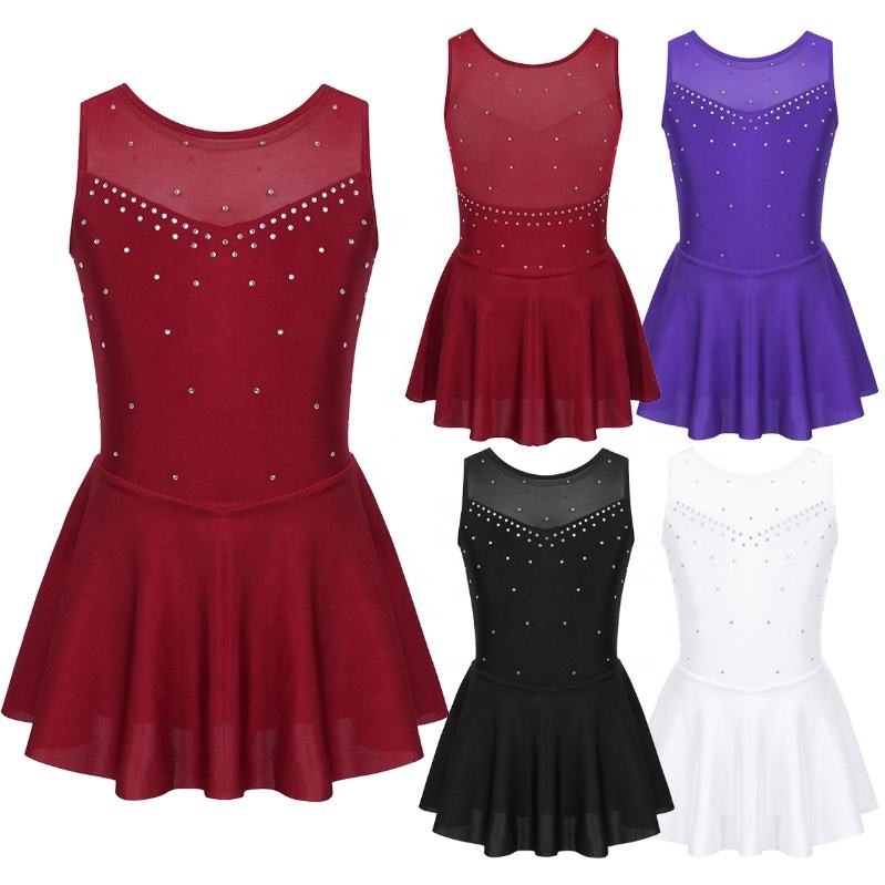 Gymnastic Leotard Rhytmic Skate Dance Baju Senam Ritmik ukuran 5-16 tahun