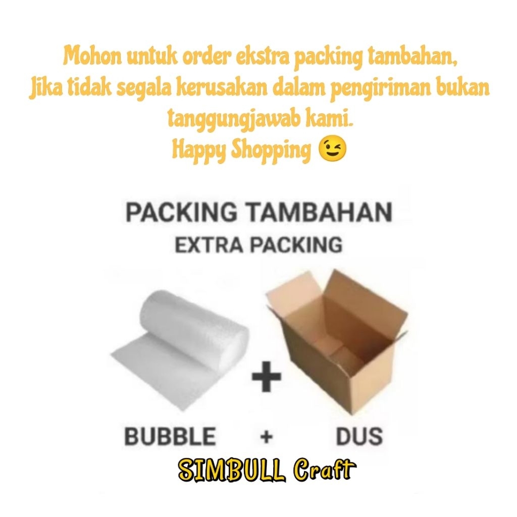 

Ekstra Packing Bubble Wrap dan Kardus