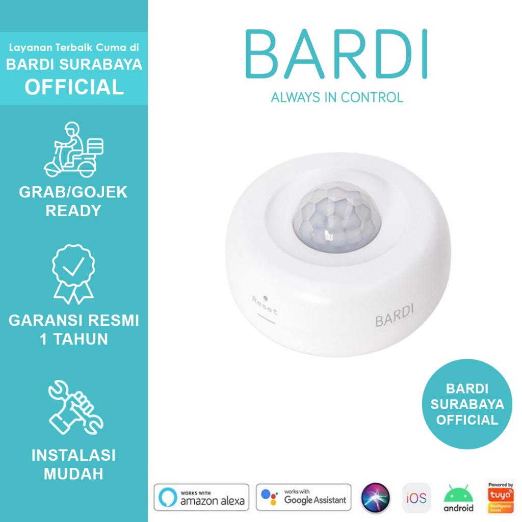 BARDI Smart Zigbee PIR Motion Sensor Gerak SURABAYA OFFICIAL