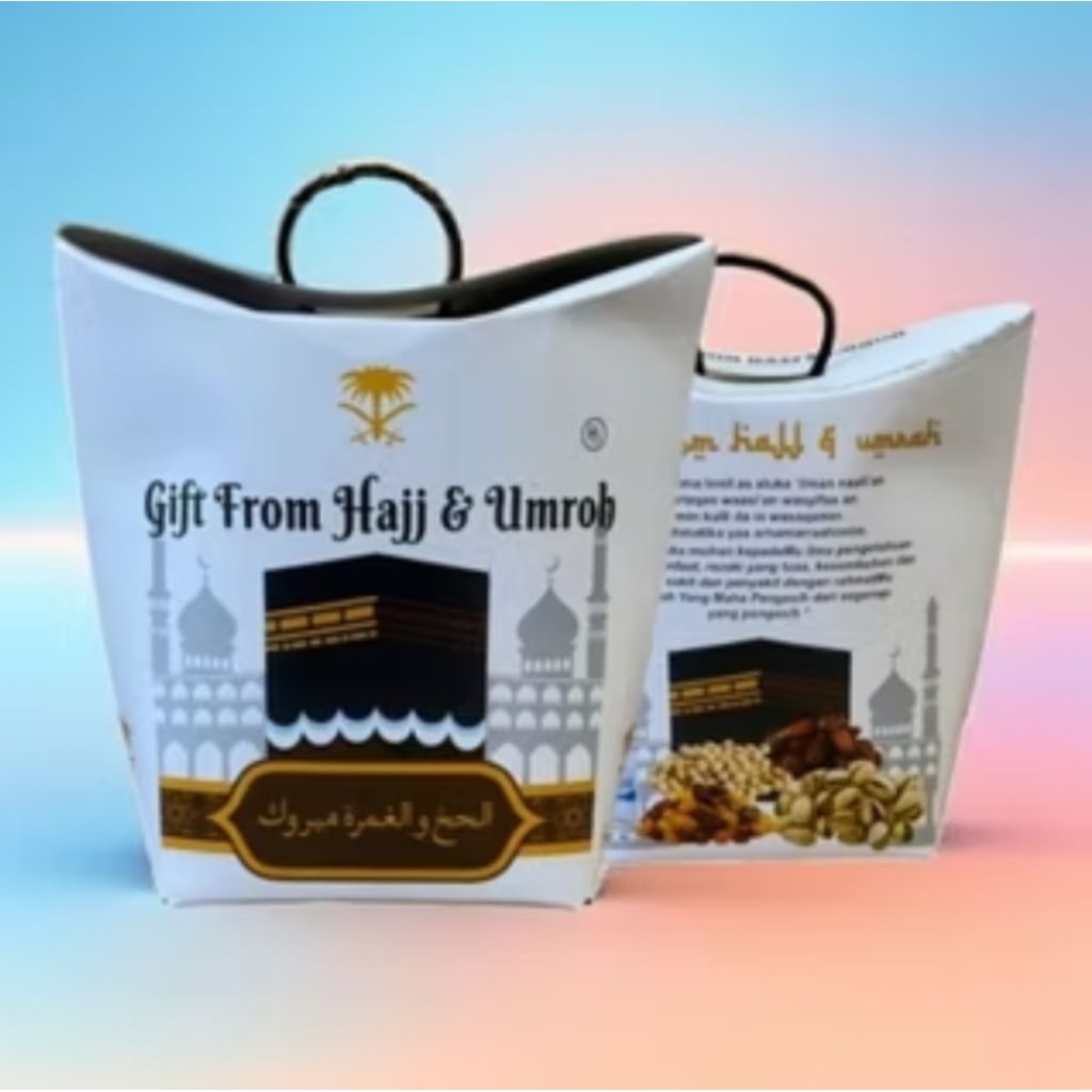 

Kotak/tas tenteng Oleh Oleh Haji Umroh 25 pcs