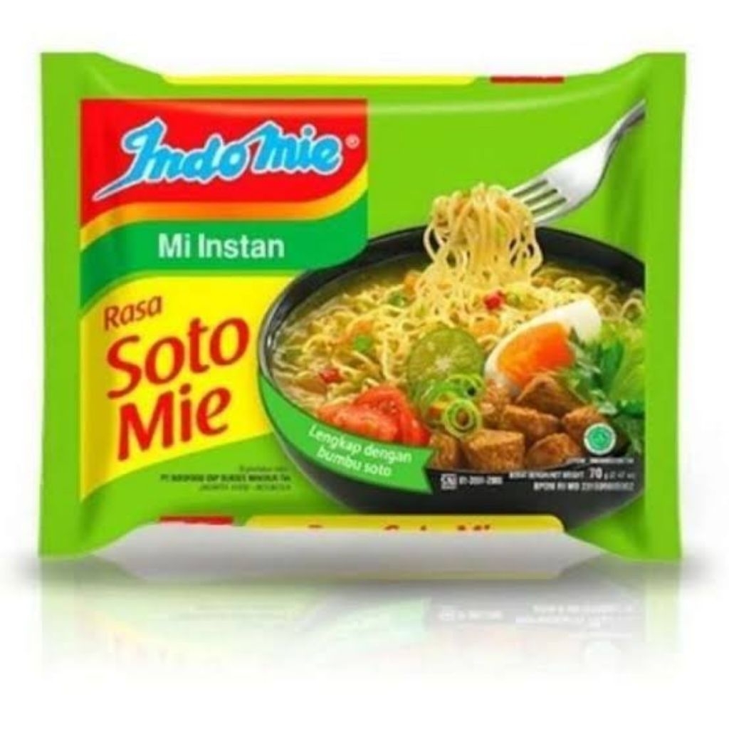 

5 PCS INDOMIE SOTO MIE 70 GRAM