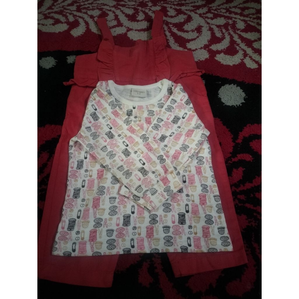 stelean overall pitodito anak perempuan