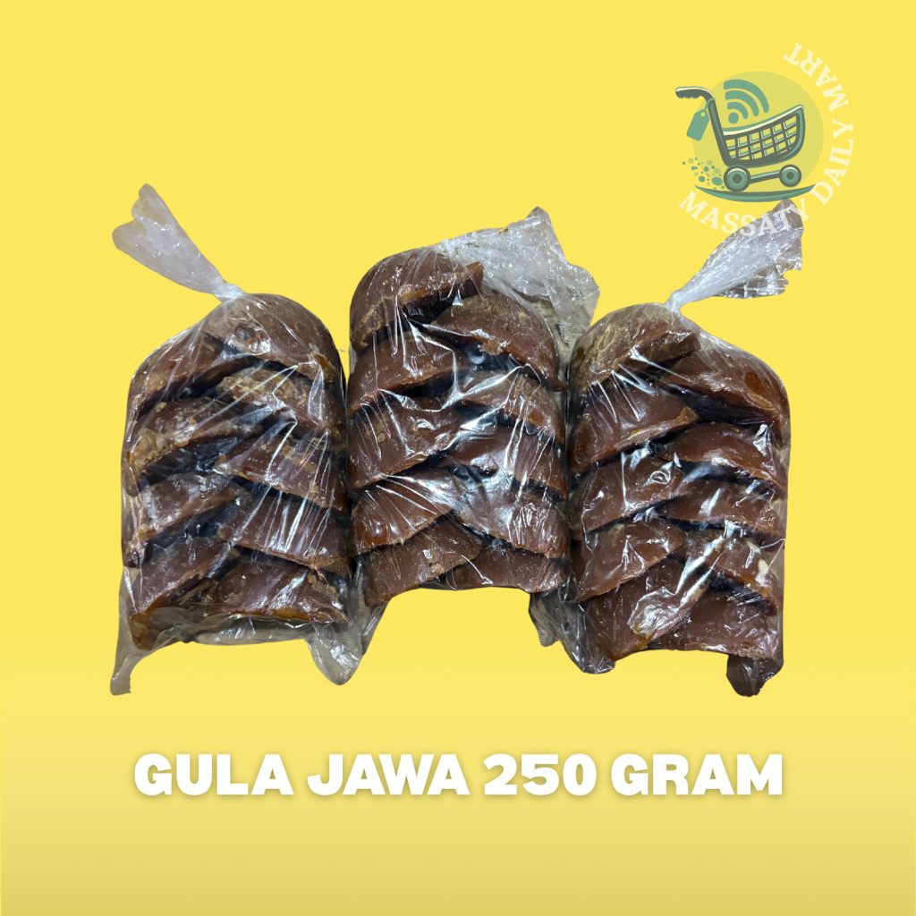

GULA JAWA ASLI 100% 250 gram (TANPA MINIMAL ORDER)