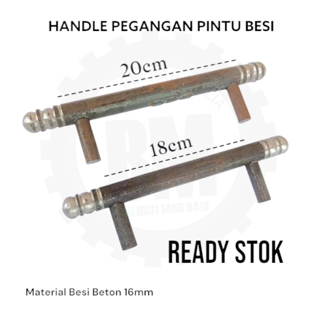 HANDLE PEGANGAN PINTU  PAGAR BESI TRALIS AKSESORIS PINTU PAGAR