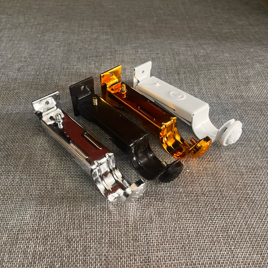 bracket penyangga dudukan batang gorden super tebal tozan / dudukan penyangga besi rell gorden