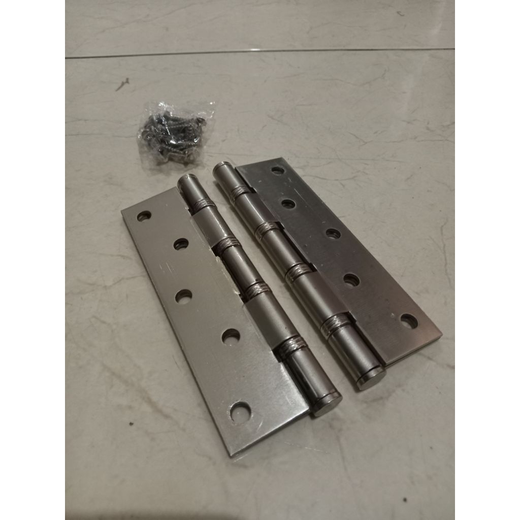 ENGSEL PINTU TEBAL GRT / ENGSEL LEMARI SILVER GRT / ENGSEL KUPU SILVER GRT