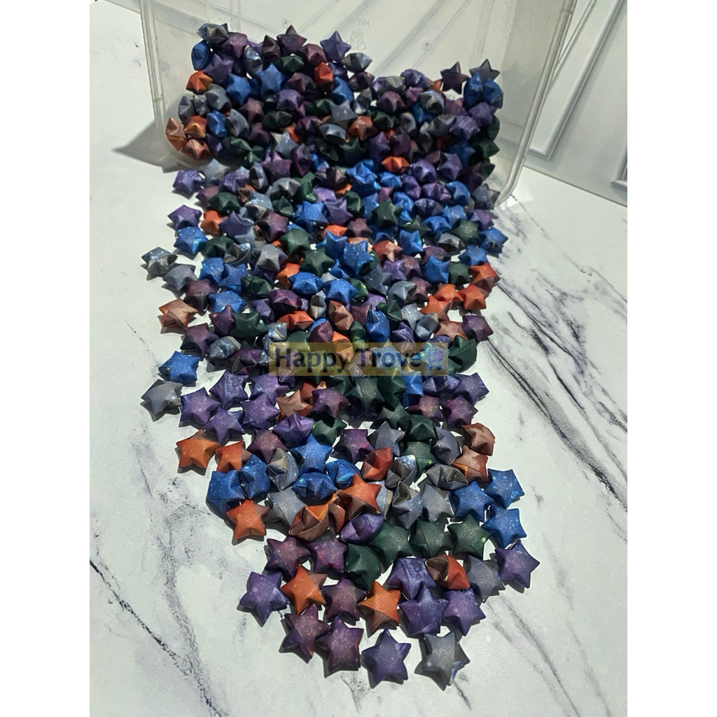 

20pcs Lucky Star Motiv Bintang/Galaxy | Origami Bintang | Bintang Kertas Jadi Murah | Kerajinan Tangan, Hiasan, Dekorasi, Craft Handmade