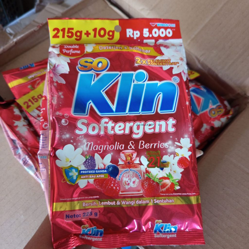 SO KLIN DETERJEN BUBUK SO KLIN BUBUK SO KLIN SOFTERGENT