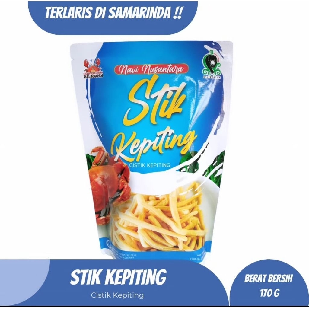 

stik kepiting khas samarinda berat 500gr enak