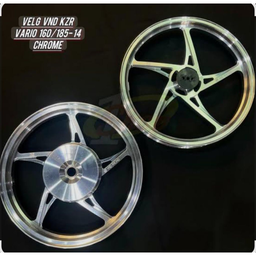 VELG VND RACING KZR RING 17 / SABIT / ENKEI COPY/ PALANG 5 / VARIO 110/125/150/160 cbs / beat / scoo