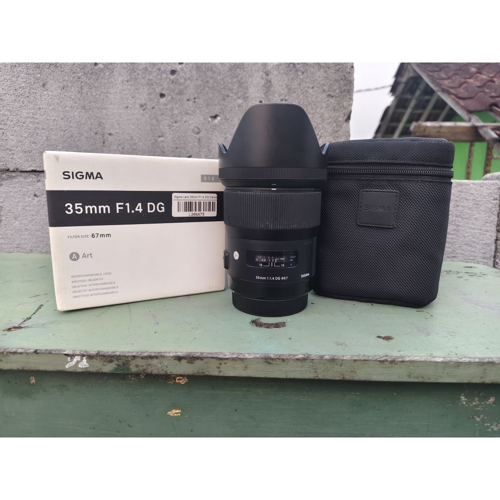 sigma art 35 mm f1. 4 for canon