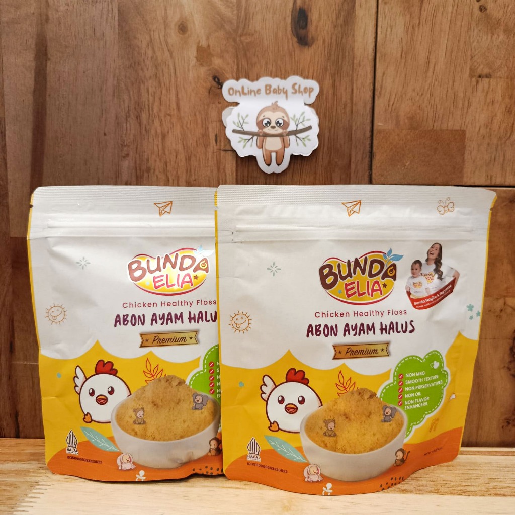 

Bumbu Bunda Elia Abon Ayam Abon Halus Premium 45gr - Abon MPASI | Abon Bayi