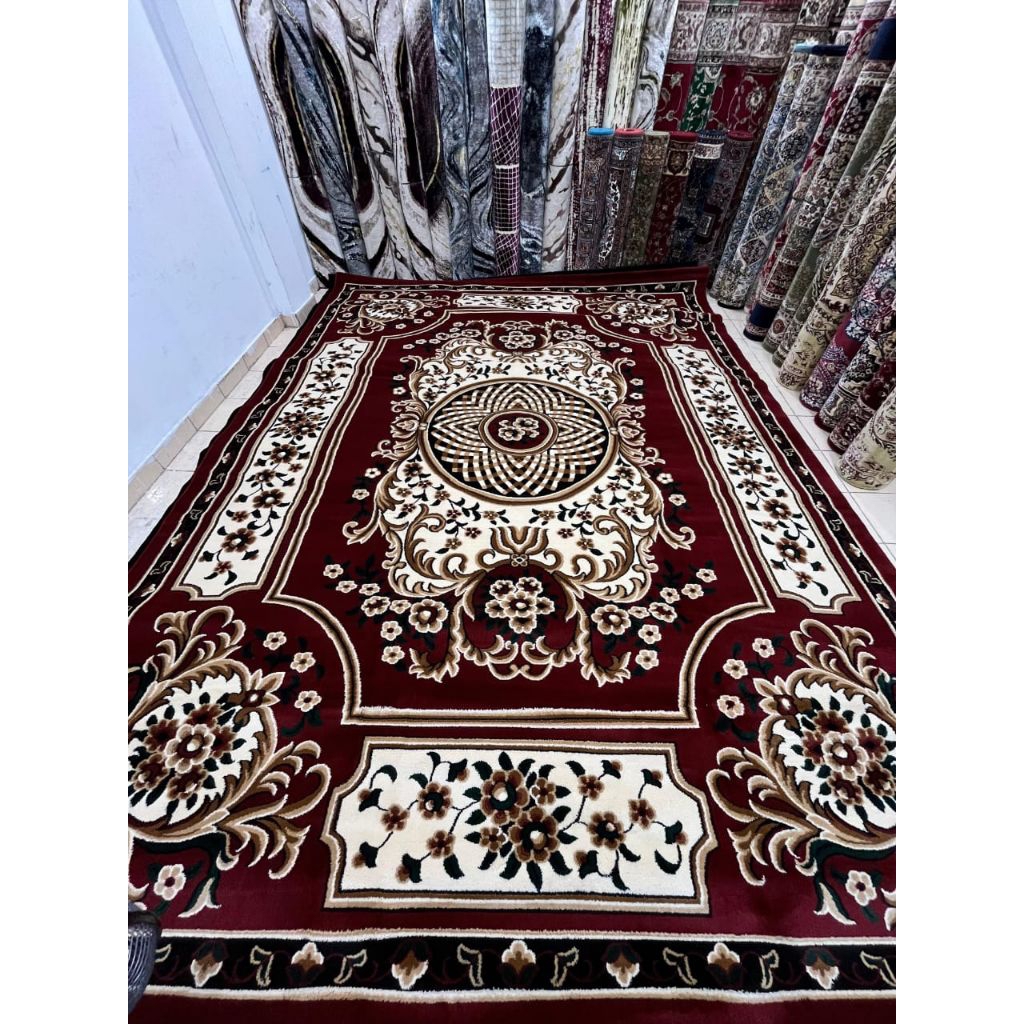 KARPET PERMADANI MEWAH  BERBAHAN POLYPROPYLENE ALMAYA / MODERNO UKURAN JUMBO 300X400