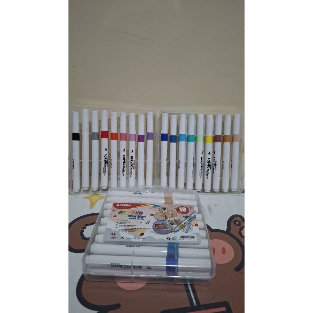 

Spidol Acrilik marker 18 color