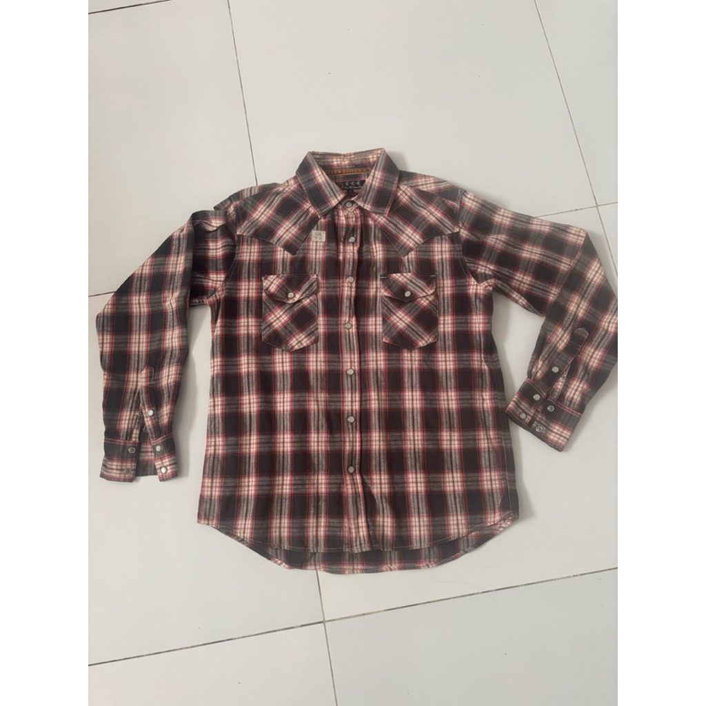 kemeja flanel second original