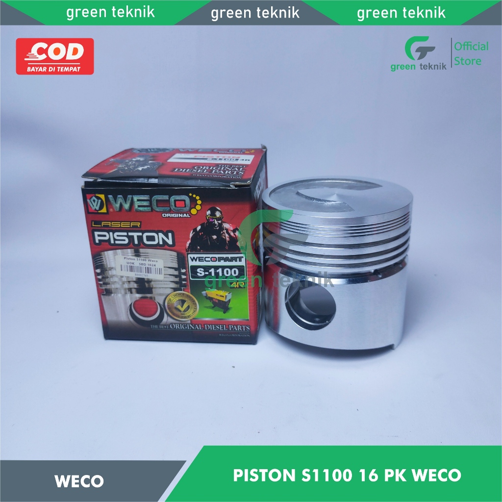 Piston Seker Diesel Dongfeng 16pk s1100 WECO ORIGINAL