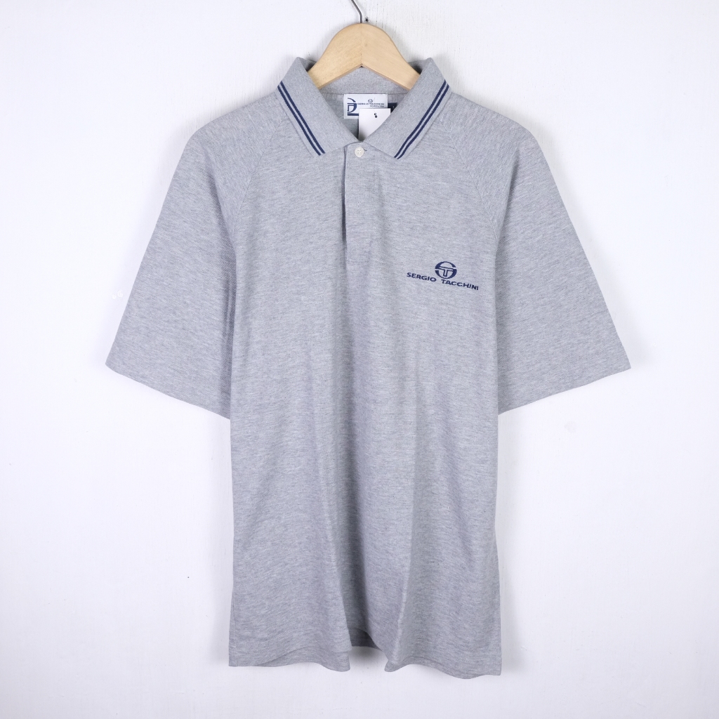 KAOS SERGIO TACCHINI POLO SHIRT PS14 SIZE L ORIGINAL PRELOVED