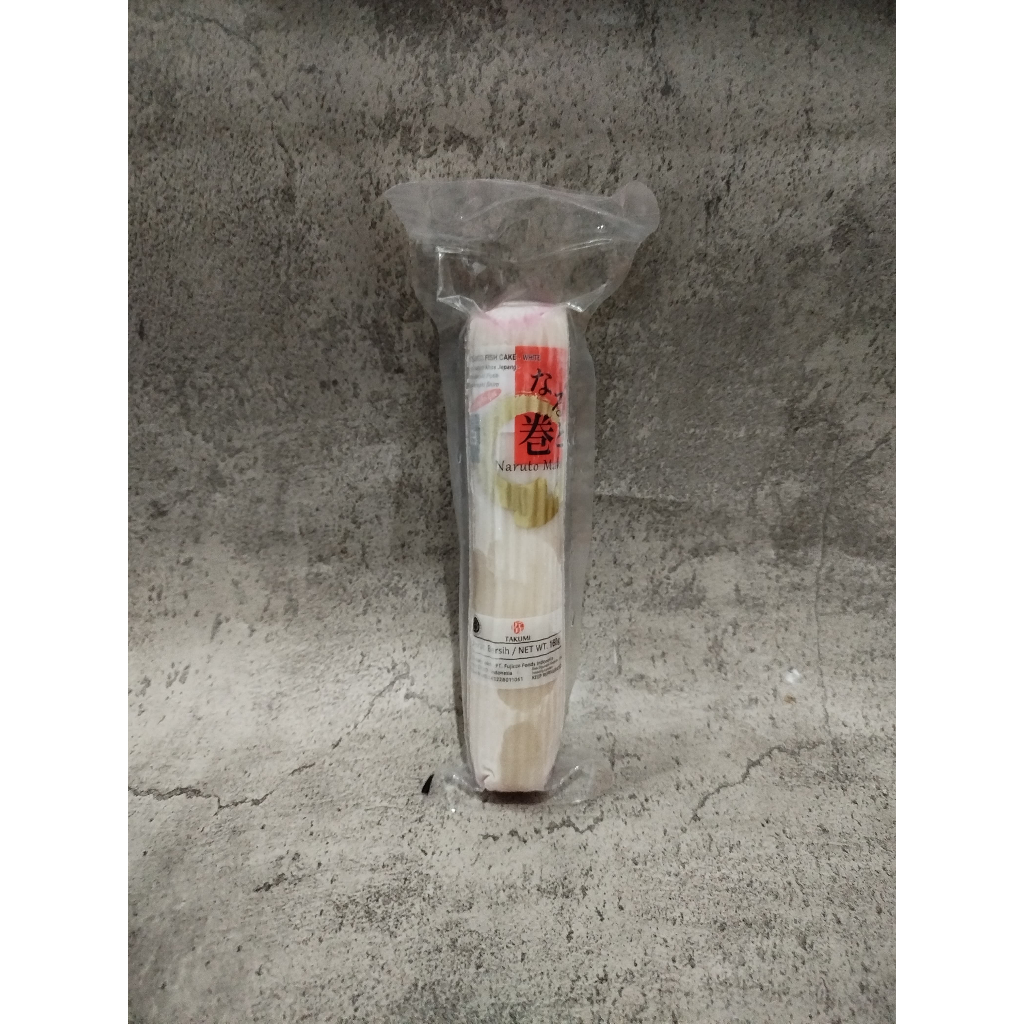 

Takumi Naruto Maki 160gr / Kue Ikan Jepang / Topping Ramen / Steamed Fish Cake / frozen Food