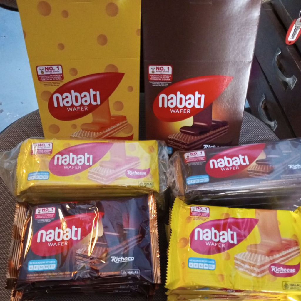 

KS - Nabati Wafer Renteng Isi 10Pcs / Nabati Wafer Coklat / Nabati Wafer Keju / Nabati Wafer 1000an