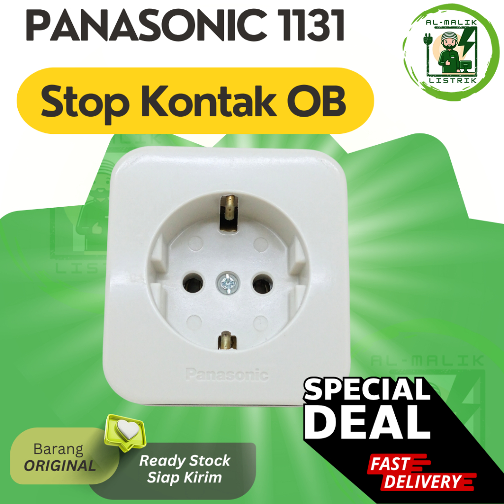 Stopkontak Panasonic Outbow WKJ1131 / Stop Kontak Panasonic OB WKJ1131