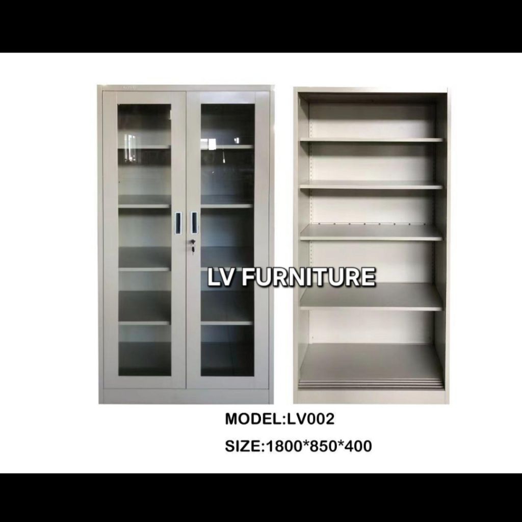 Lemari Arsip 2 Pintu Plat Besi - Lemari Kantor - Lemari Buku