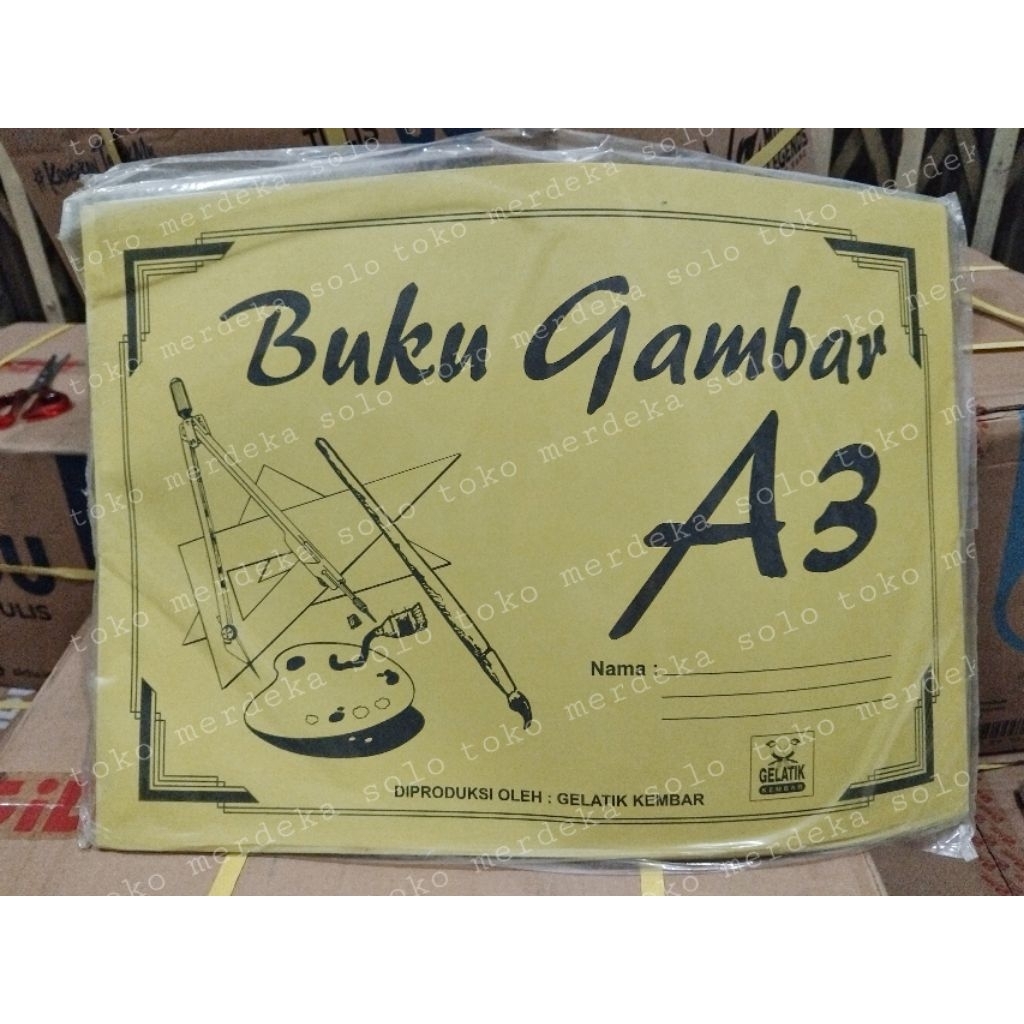 

Buku Gambar Gelatik A3 Kuning