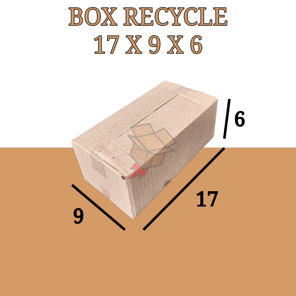 

Kardus Polos Karton Box Recycle 17x9x6