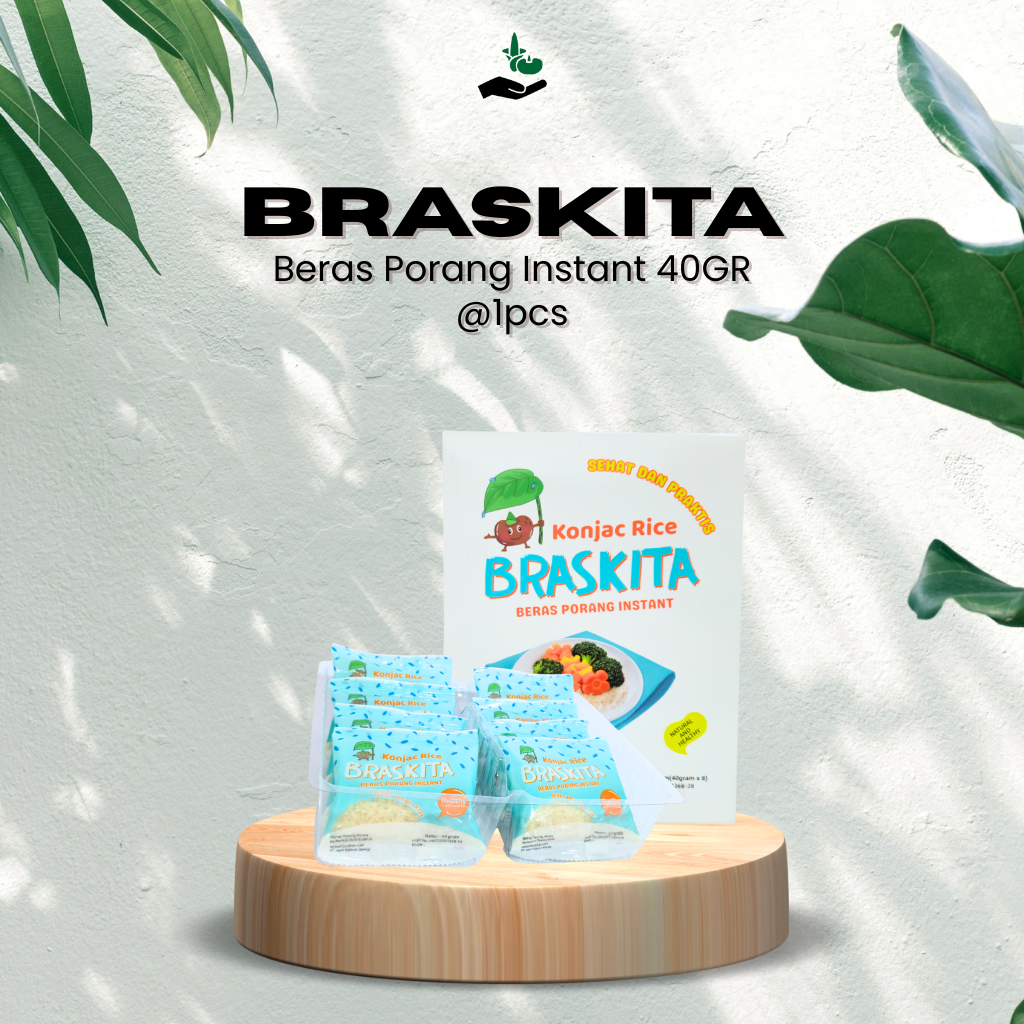 

Braskita - Beras Porang Instant 40gr @1pcs