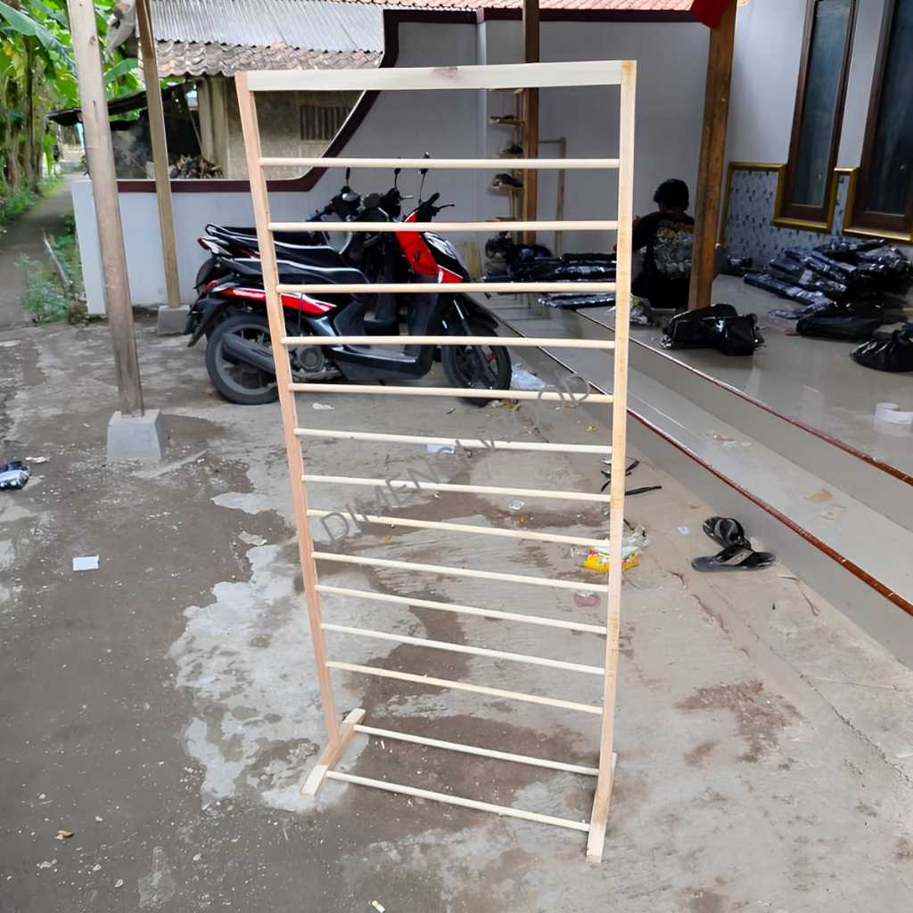 Termurah Rak kertas kado/rak penyimpanan kertas warpaping/rak jilbab 65x100-150cm