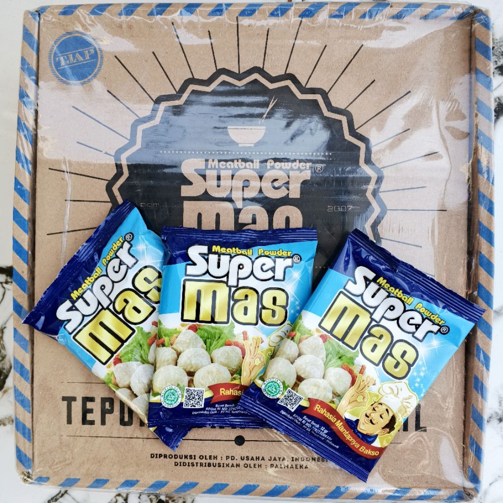 

[1 DUS] SUPER MAS Tepung Bakso 32gr Supermas Karton