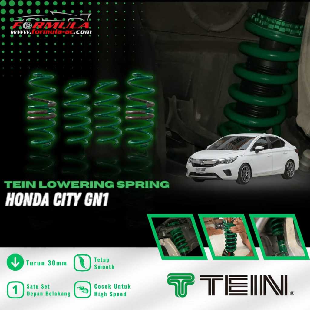 Per Ceper Lowering Tein S-Tech Japan Honda Jazz City Gen 1 Th 2003 - 2007 Original