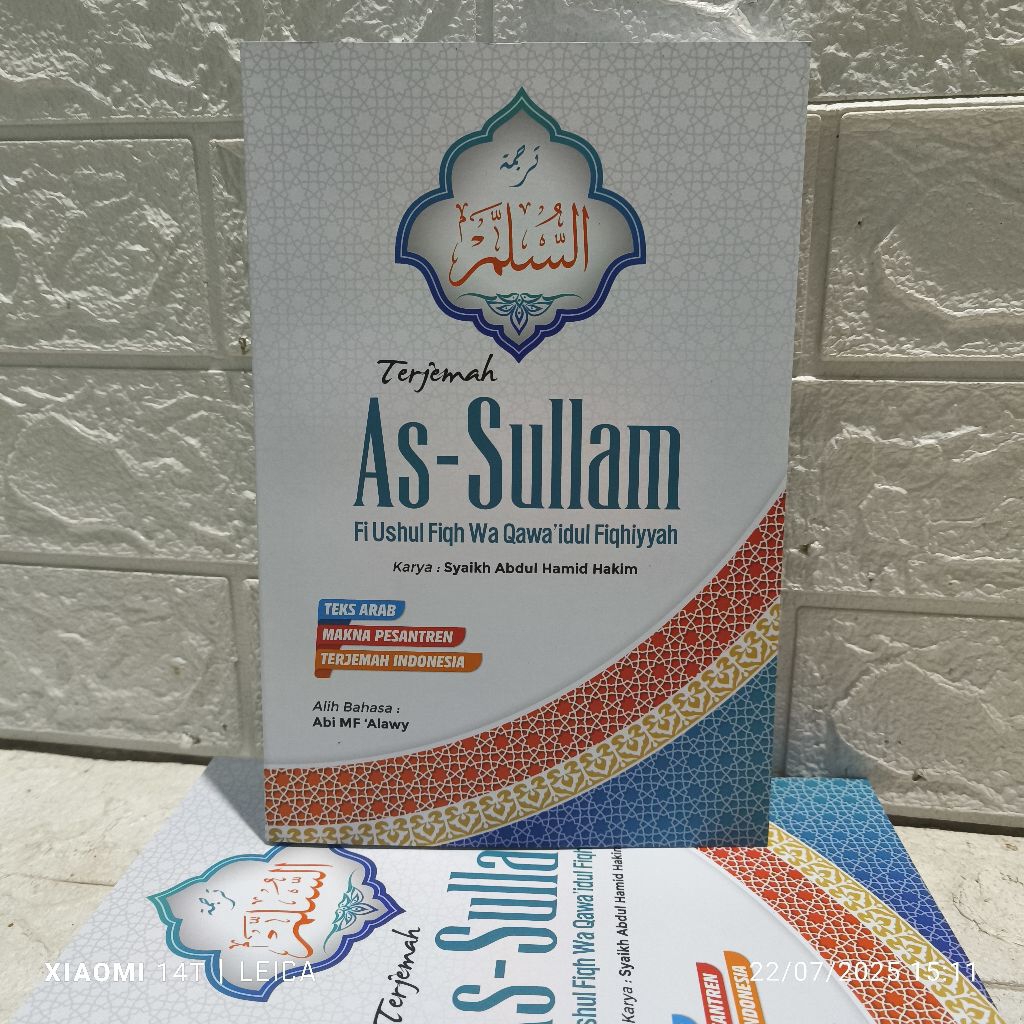 As Sulam Terjemah As Sulam Fi Ushul Fiqh Dan Qowaidul Fiqhiyah 3 Bahasa