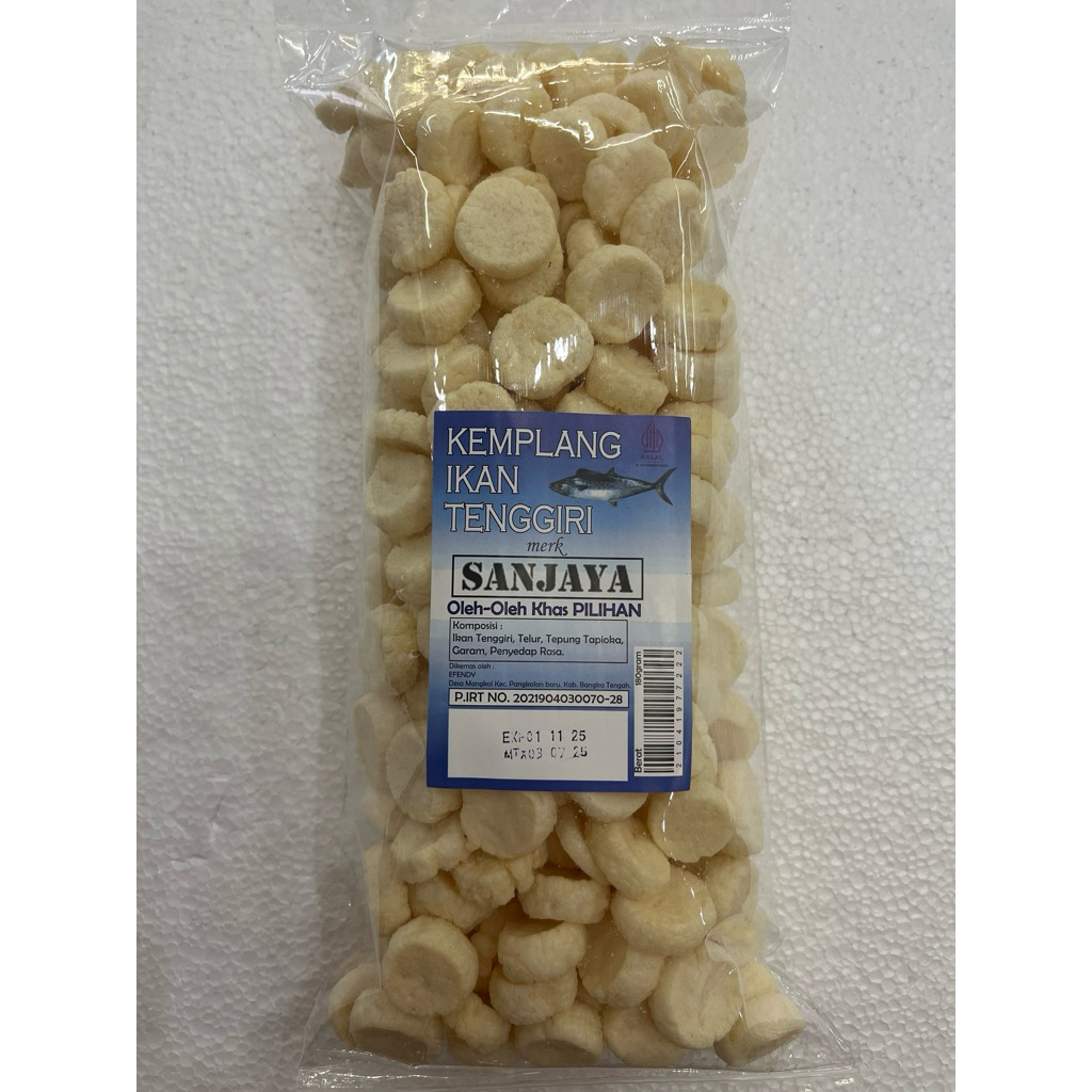 

Kemplang kerupuk ikan bentuk koin khas Bangka dari toko LCK