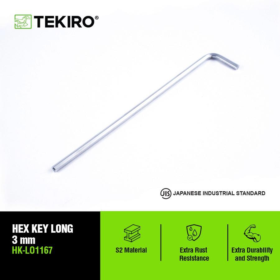 TEKIRO  - Kunci L Panjang 1.5-mm-6mm  /Kunci L Panjang
