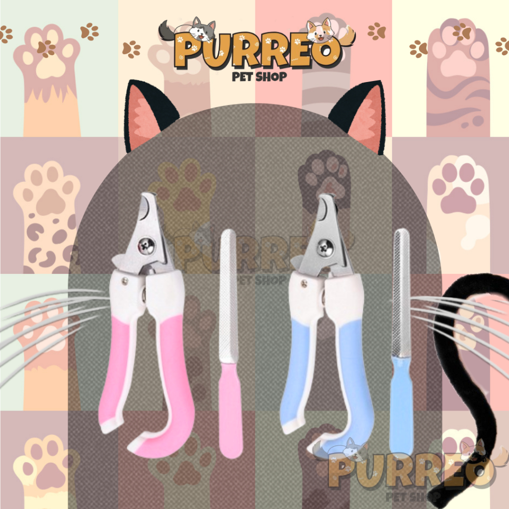 Set Gunting Kuku & Kikir Kuku - Pet Nail Clipper