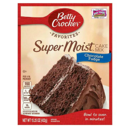 

BETTY CROCKER Super Moist Chocolate Fudge