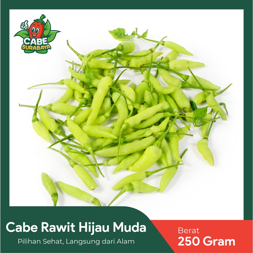 

Cabe Rawit Hijau Muda 250gr