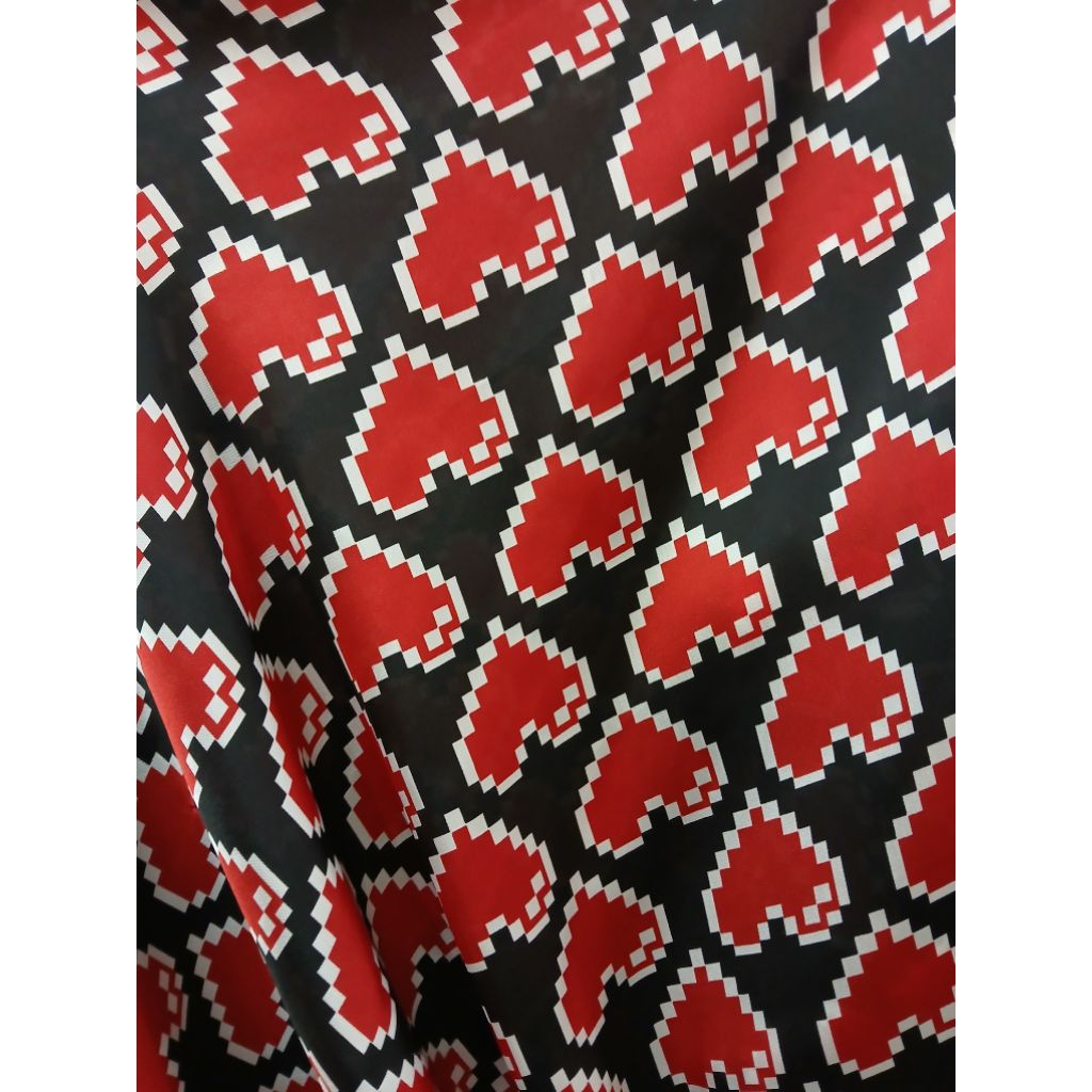 Kain/bahan silk motif premium//bahan silk motif meteran//Kain silk motif(silk6)