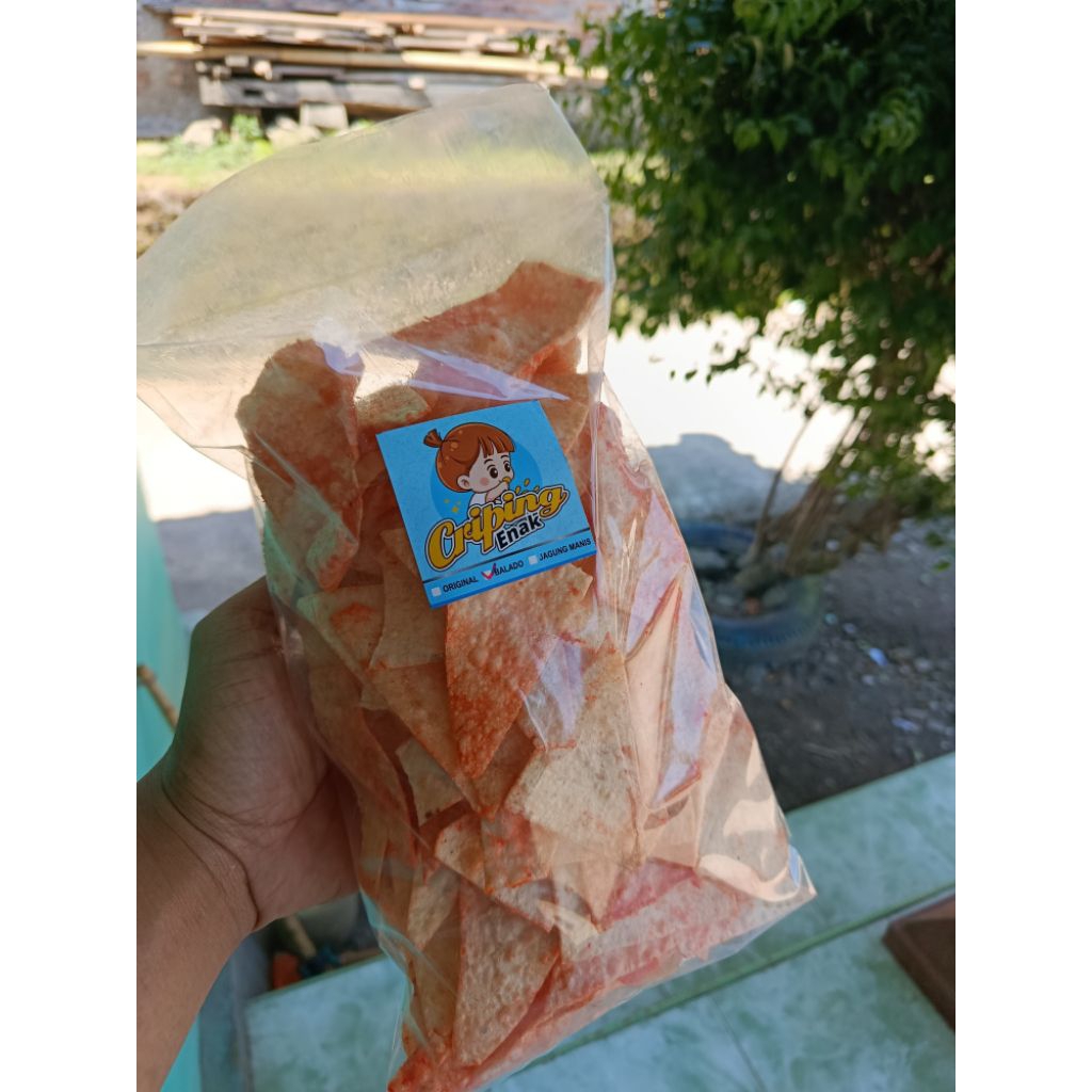 

kripik singkong / criping rasa balado khas magelang 190g