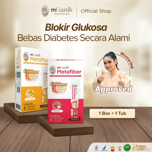 mGanik Metafiber Jeruk Yuzu 105gr & mGanik Metafiber Leci 105gr