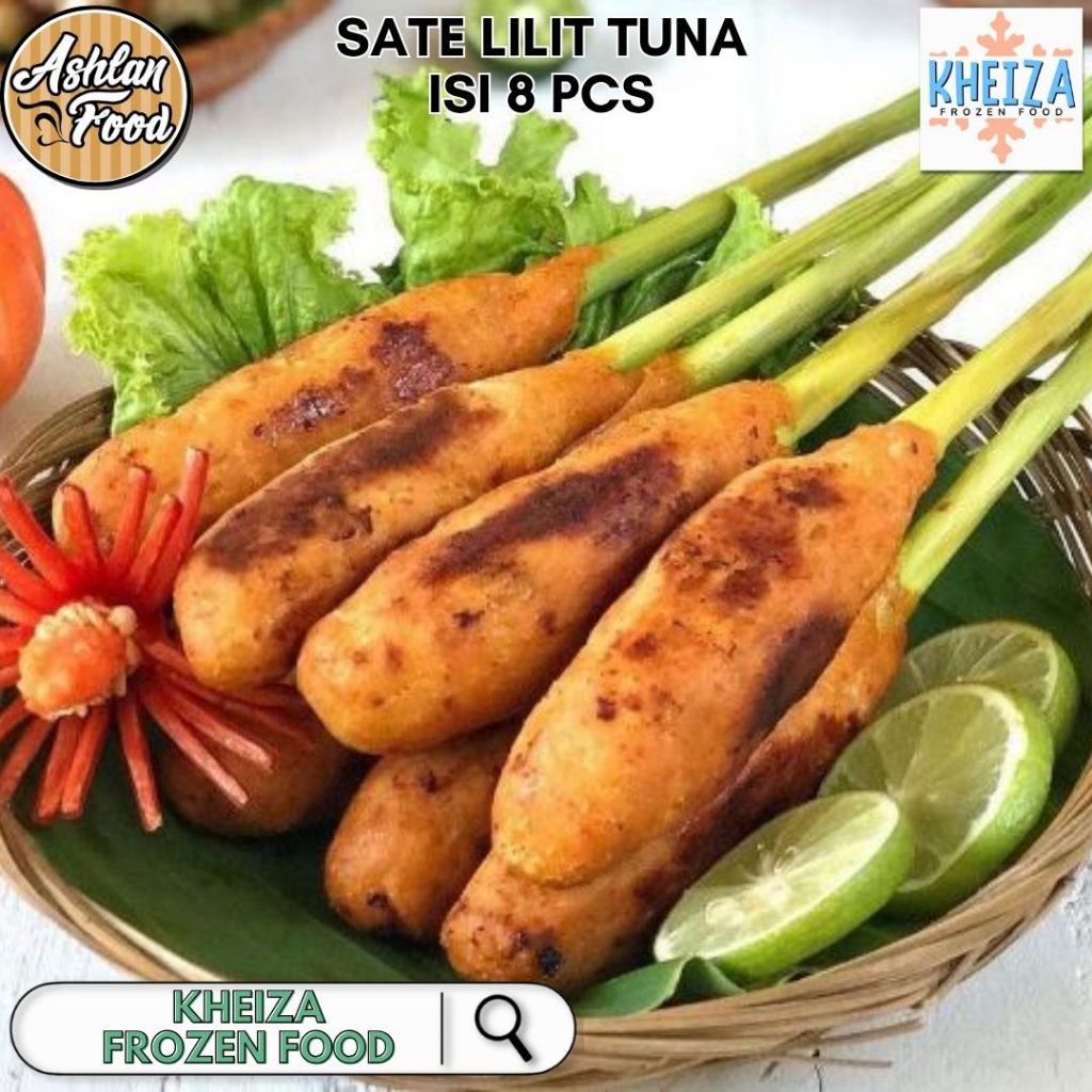 

SATE LILIT TUNA Ashlan Food - Sate Lilit Ikan Tuna isi 8pcs Frozen - Kheiza Frozen