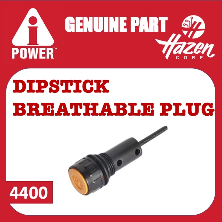 Dipstick (Tutup Oli Pompa) BREATHABLE PLUG WITH O-RING Untuk AiPower APW3800/4400 by HAZENstore