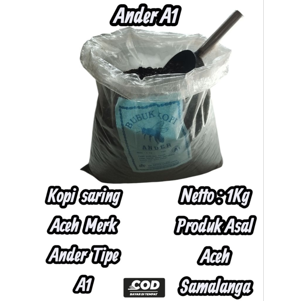 

GROSIR !!! 1kg Kopi Saring Aceh Merk Ander Tipe A1