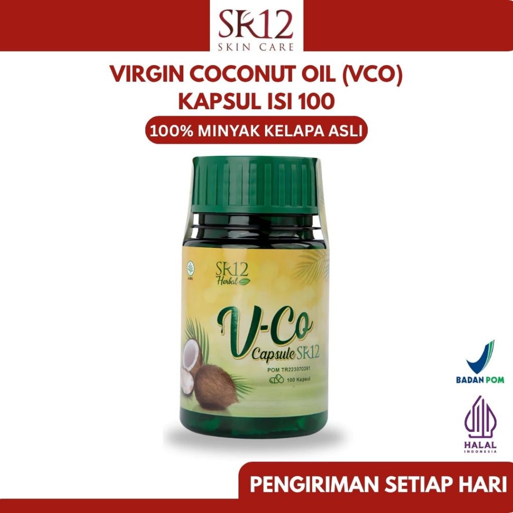 SR12 TASIKMALAYA - SR12 VCO Capsule Isi 100 Minyak Kelapa Murni Herbal