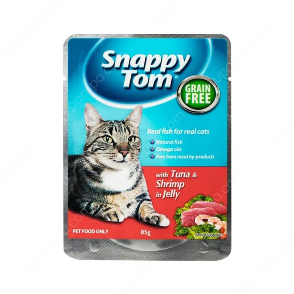 

snappy tom with tuna & shrimp in jelly