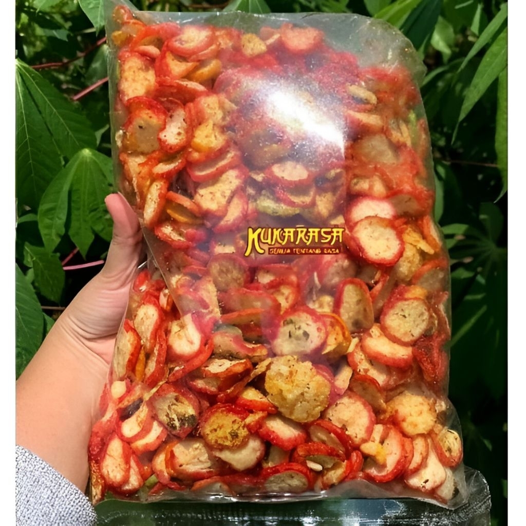 

Krupuk Sebring Seblak Kering Pedas Daun Jeruk 1 Kg (kukarasa snack)