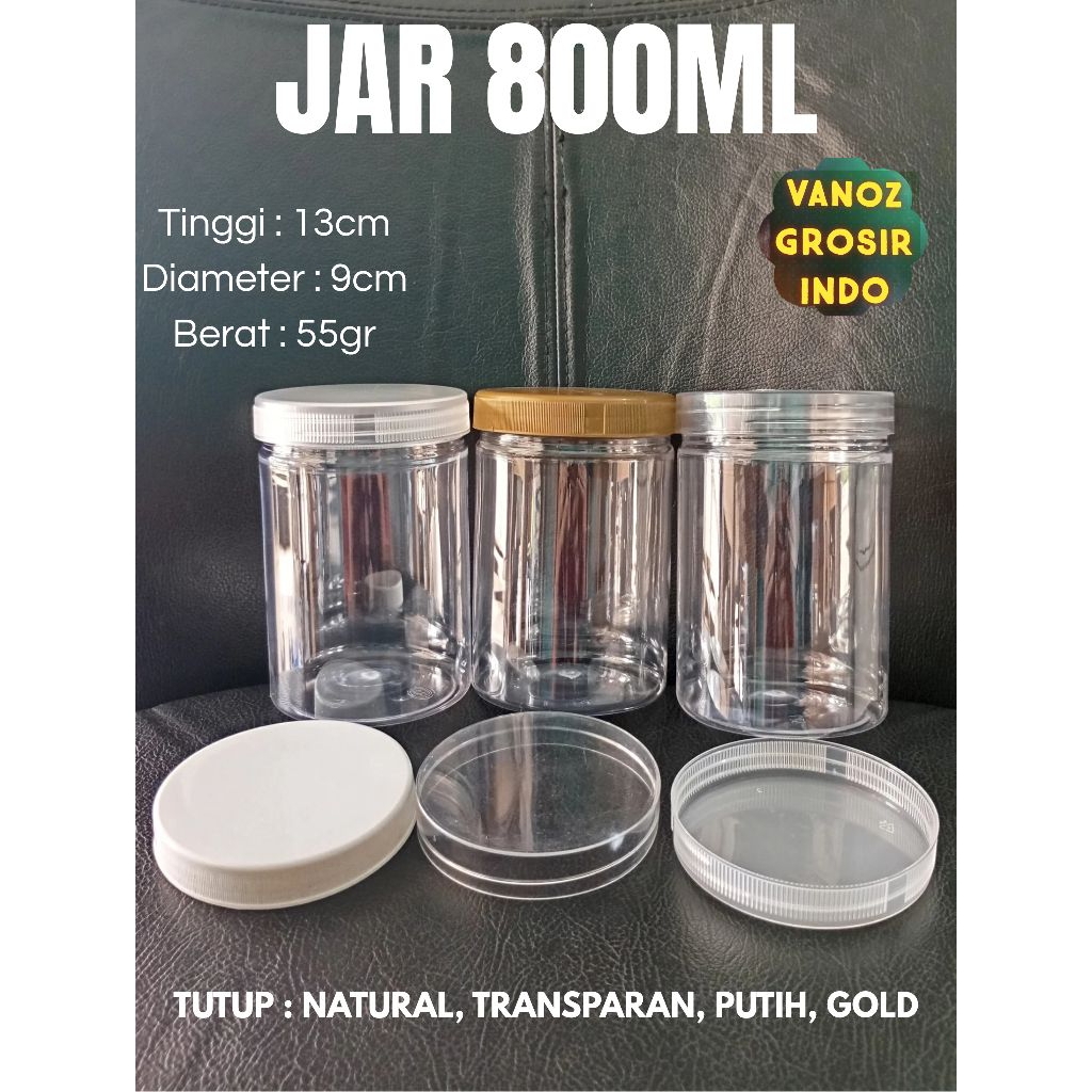 Toples 800ml /Toples Jar 800ml /Toples Plastik 800ml