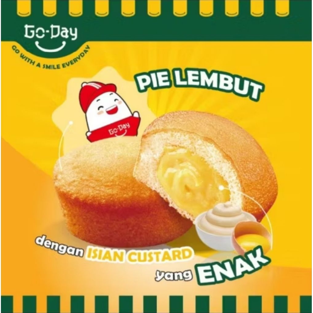 

Promo Terbatas 50 Pcs Go - Day Custard Cake